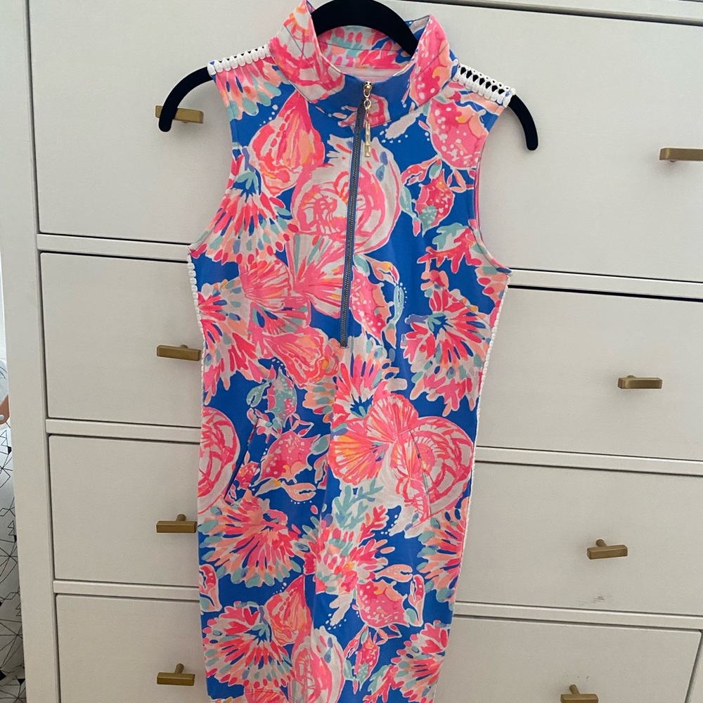 Lilly Pulitzer Bennet Blue Bay Skipper Dress